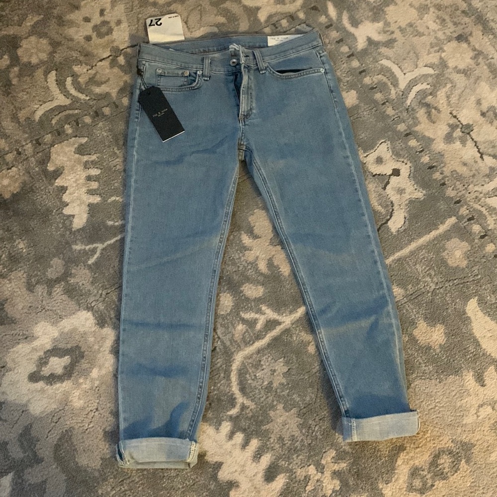 Rag and bone clean Judi ankle Dre jeans